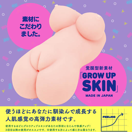 Goku-Hida Virgin Extreme Folds 1100 Onahole - Mini torso and breasts masturbator - Kanojo Toys