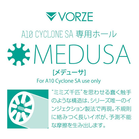 Vorze A10 Cyclone SA Medusa - Hole head cup attachment for Rends sex machine - Kanojo Toys