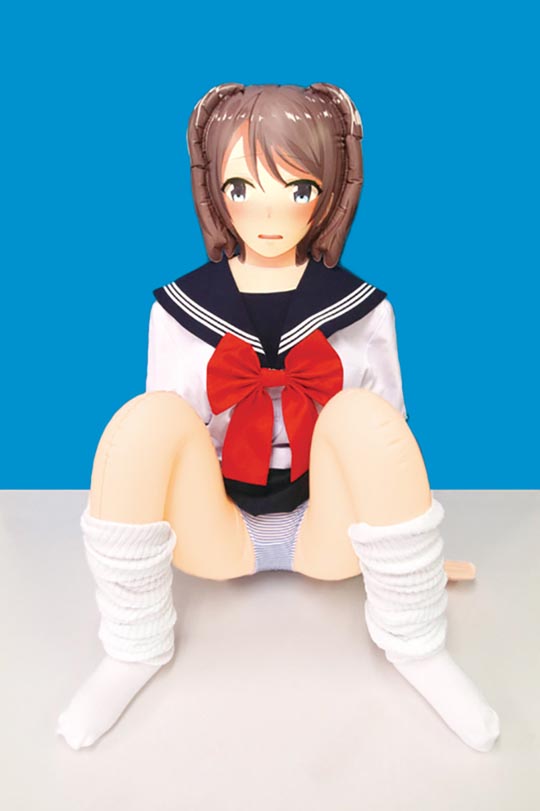2.5D Girlfriend Sex Doll - Inflatable mini sex doll with anime character face - Kanojo Toys