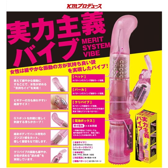 Merit System Vibe - G-spot and clitoris vibrator - Kanojo Toys