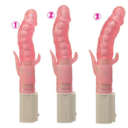 Infinite Ring Kunerin Stick Vibrator - Curved vibrating dido toy - Kanojo Toys