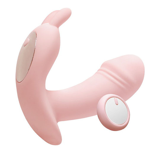 Liliumian Rapsodia Massager 8 Remote - Remote-control vibrator with clitoris stimulator - Kanojo Toys