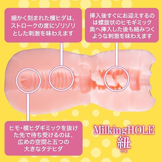 Milking Hole Himo Onahole - Anime girl fantasy masturbator - Kanojo Toys