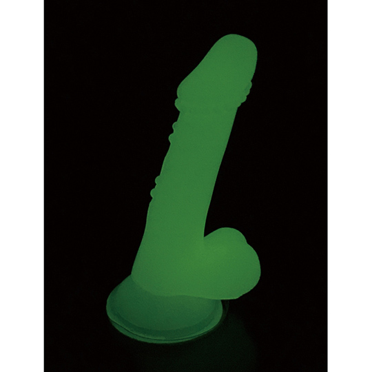 Glow-in-the-Dark Cock Dildo - Realistic phosphorescent penis toy - Kanojo Toys