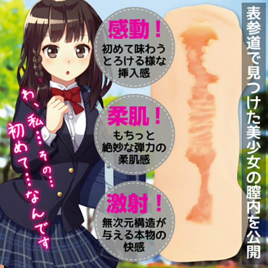 Beautiful Omotesando Girl Onahole - Anime schoolgirl character masturbator - Kanojo Toys