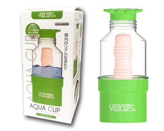 Youcups Aqua Cup Onahole - Water bottle masturbator - Kanojo Toys