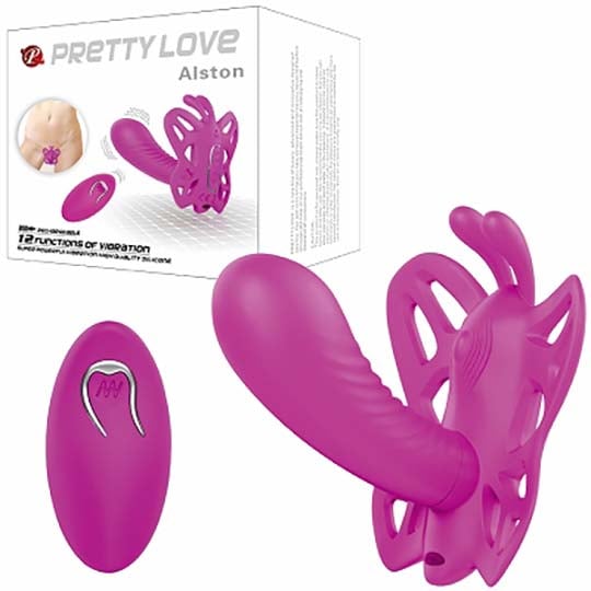 Pretty Love Alston Remote Butterfly Vibrator - Cute design vibe - Kanojo Toys