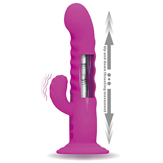 Wonder Thrust Strap-On Vibrator - Wearable vibrating dildo with suction cup - Kanojo Toys