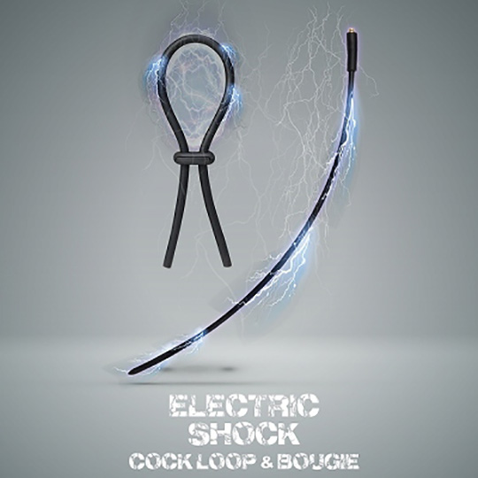 Electric Shock Cock Loop and Sounding Rod - Urethra probe toy - Kanojo Toys