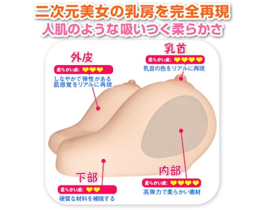 Honyu Tsurigane Rich Breasts Hanging Bells G-cup Soft Bust - Paizuri titjob toy - Kanojo Toys