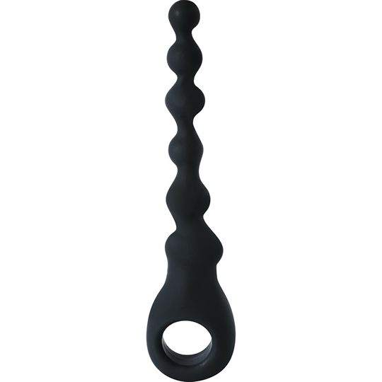 Kiwami Ten Black Pearl Anal Beads Vibrator - Vibrating anal toy - Kanojo Toys