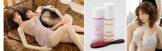 Love Doll Hair Care Set - Shampoo, brush and spray - Kanojo Toys