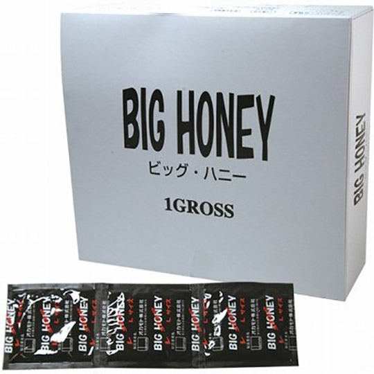 Big Honey Sex Industry Standard Condoms (144 Pack) - Large lubricated protection - Kanojo Toys