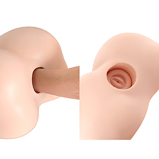 Pleasure Enhancer Urethane Hips Onahole Holder - Ass and waist toy with masturbator slot - Kanojo Toys