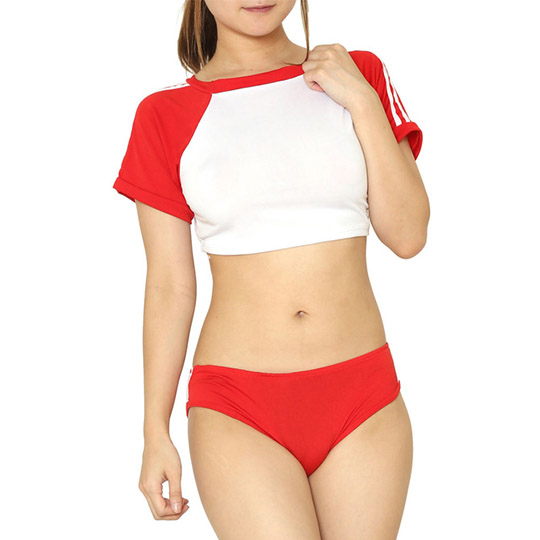 Moe Moe Gym Wear with Red Bloomers - Japanese school sports uniform costume - Kanojo Toys