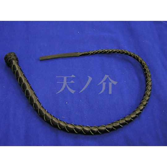 Braided Leather Short Whip - Handcrafted lash for BDSM - Kanojo Toys