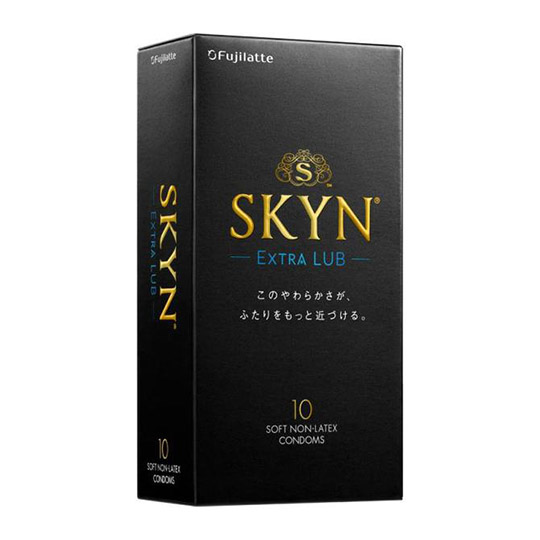 SKYN Extra Lub Condoms (Pack of 10) - Soft non-latex condoms - Kanojo Toys