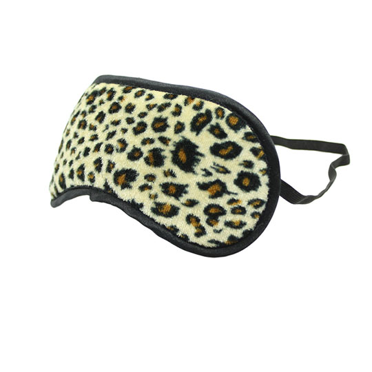 SM VIP Leopard Print Eye Mask - Soft BDSM accessory - Kanojo Toys