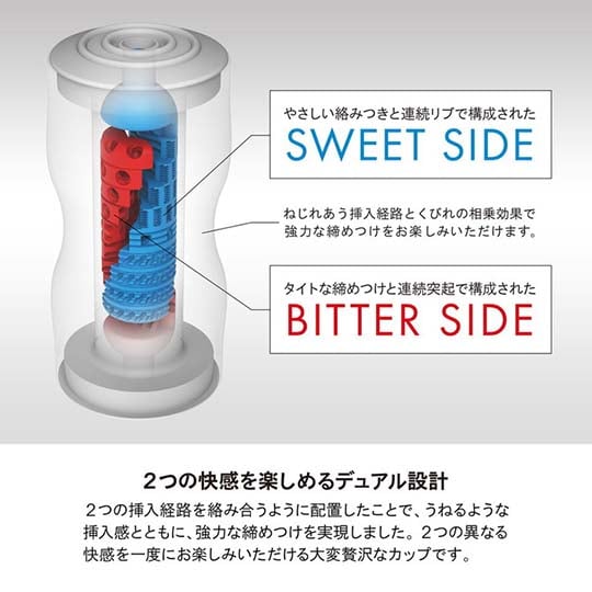 Tenga Dual Feel Cup - Double texture masturbator - Kanojo Toys