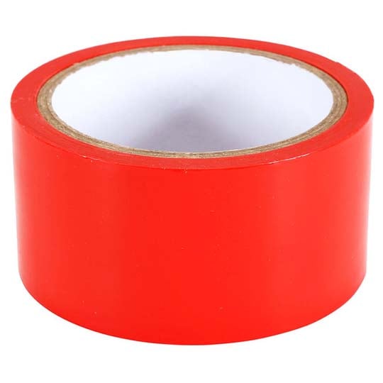 Non-Adhesive BDSM Bondage Tape Red - Reusable restraint play tape - Kanojo Toys