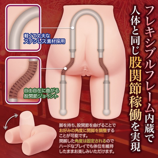 Inwaku Suggestion Kiwami Supreme Onahole - Flexible thighs/hips masturbator - Kanojo Toys