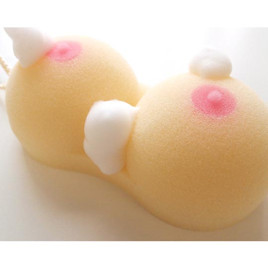 Breasts Sponge - Bust-shaped bath sponge - Kanojo Toys