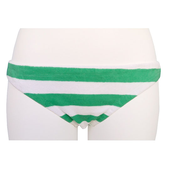 Otoko no Ko Soft Mint-White Striped Bra and Panties