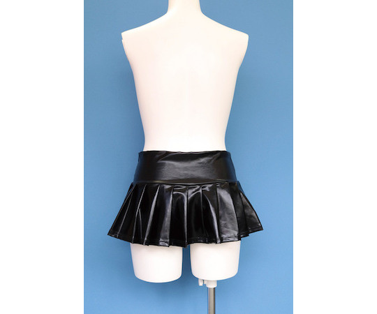 Otoko no Ko Cross-dresser Enamel Pleated Miniskirt