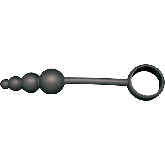 Anal Beads with Integrated Cock Ring