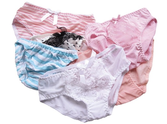 High School Girls Spring Panties Festival Underwear Set