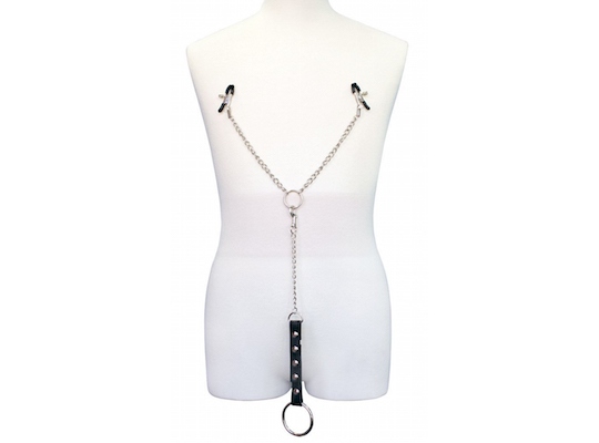Nipple Clamps Cock Ring Chain