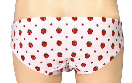 Schoolgirl Strawberry Smell Panties Medium Size