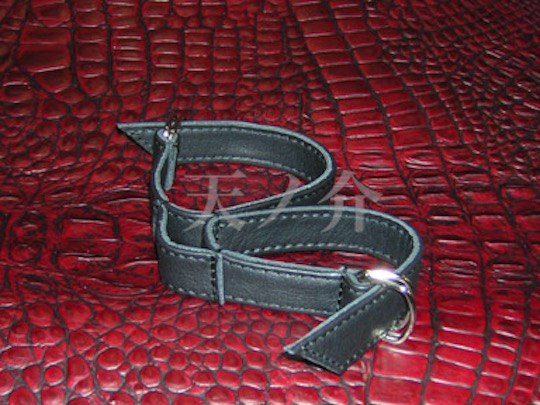 Leather BDSM Ankle Belt Feet Restraint