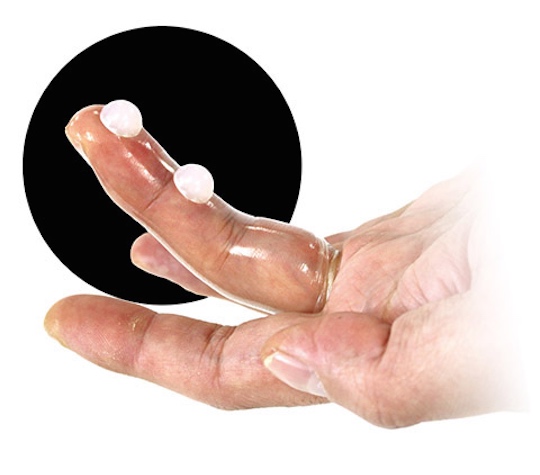 Finger Condoms Fingering Toys with Stimulating Lumps