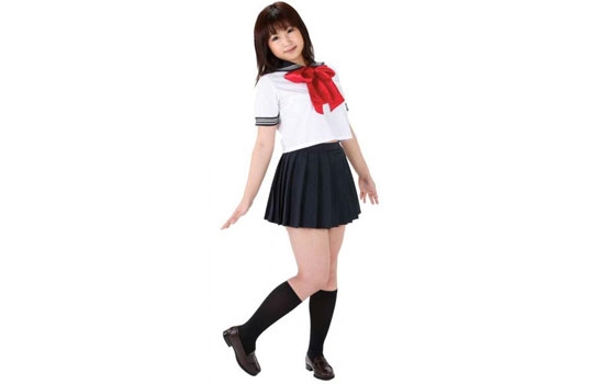 Japanese High School Girl Sailor Uniform