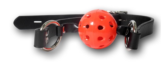 Red Ball Gag with Bell